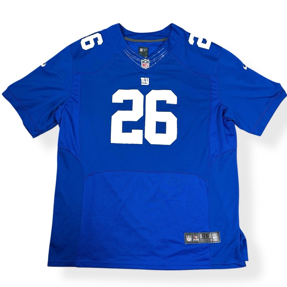 Nike On Field‎ Saquon Barkley #26 Jersey Men's Size 56 Blue New York Giants NFL